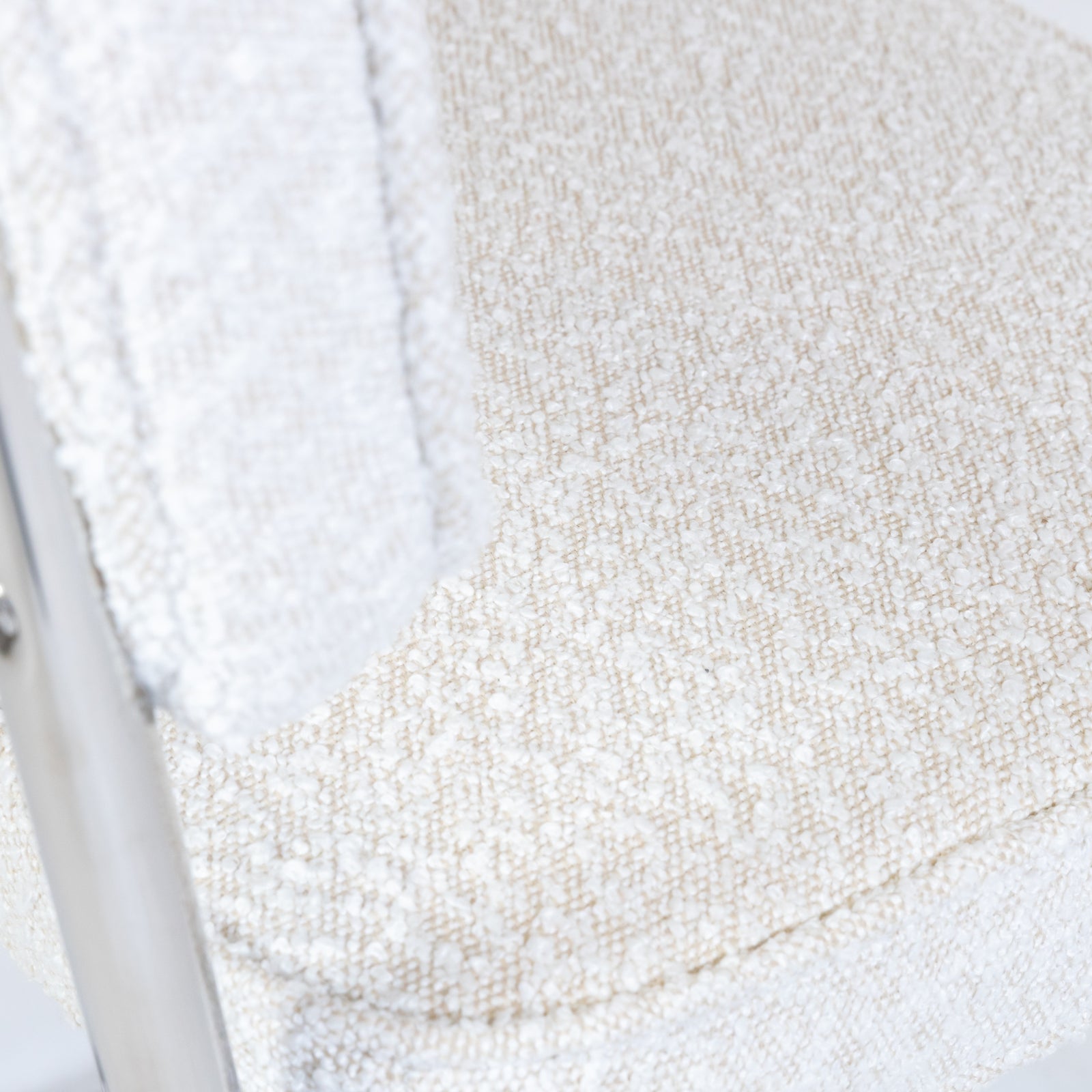Cesc Chair White Boucle