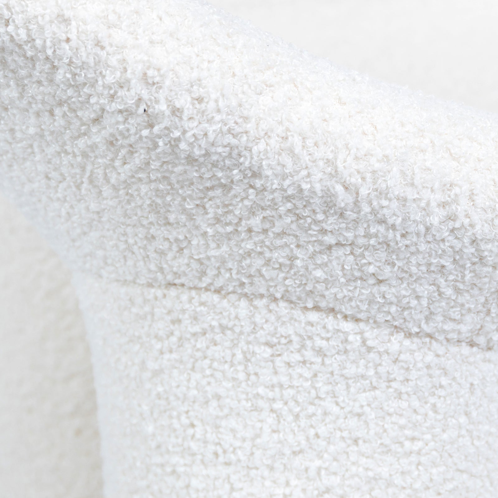 Leisure Teddy Chair  Creamy White Boucle