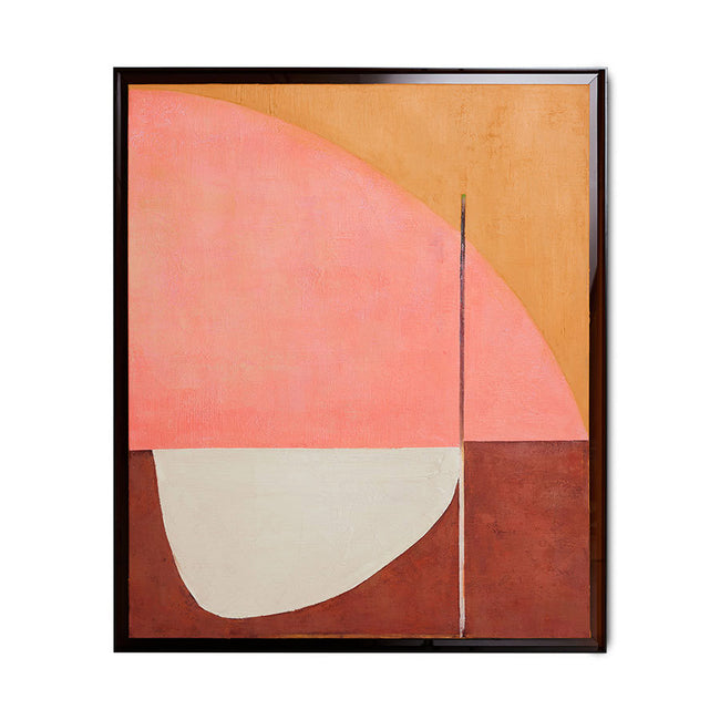 HKLIVING Framed Artwork Roseate Hues, 107x127cm
