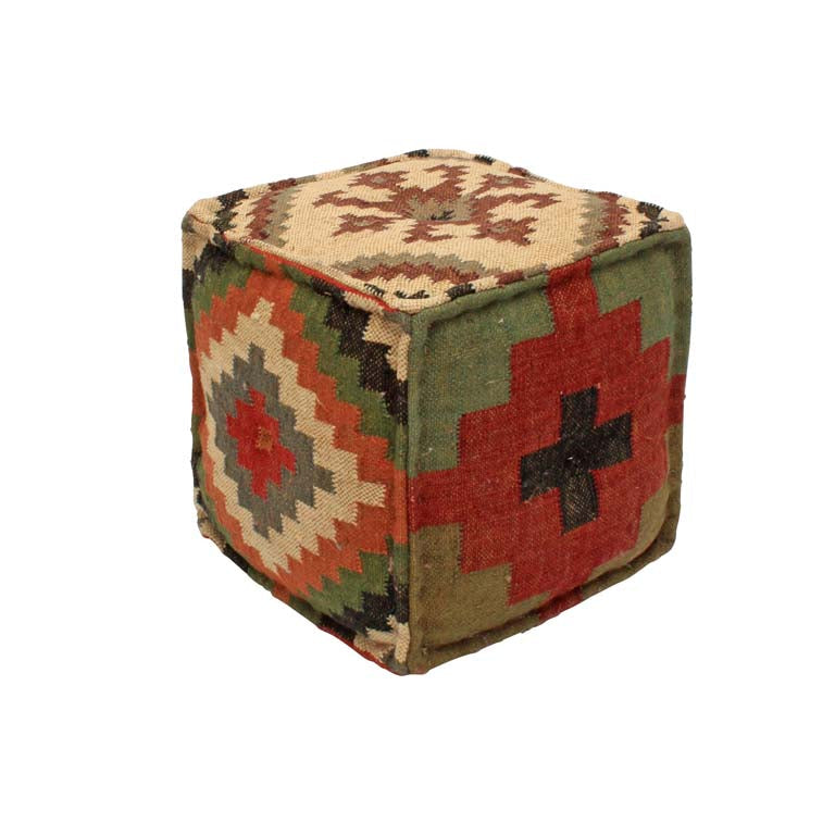Kilim Pouf Terra