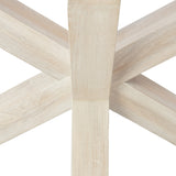 Solid Oak Dining Table Whitewashed / Star Frame / Strachel A.F.