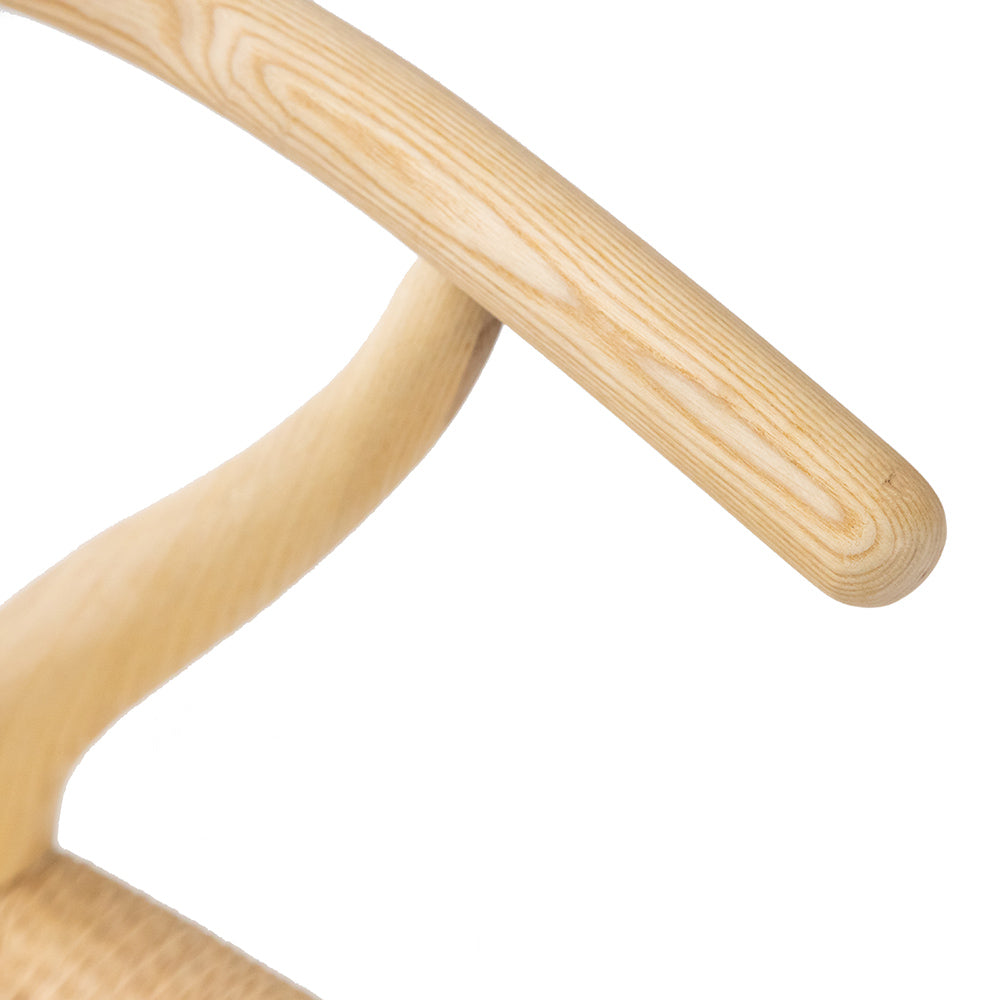 Hans J Wegner style Wishbone Chair - Natural