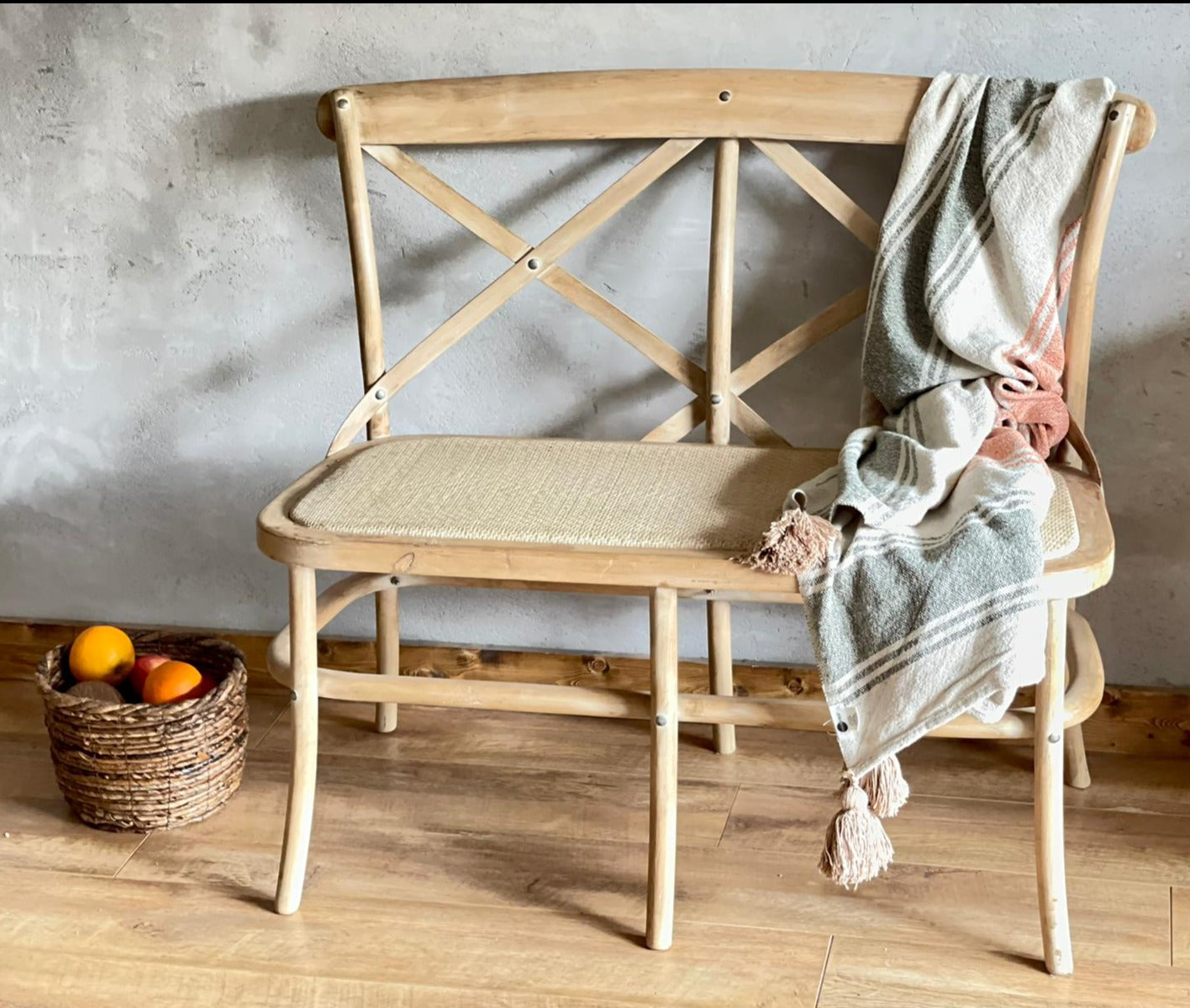 Crossback Bench Natural / Natural
