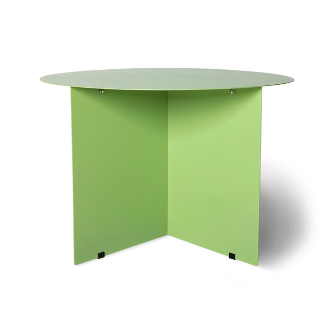 HKliving Metal Side Table Round Fern Green
