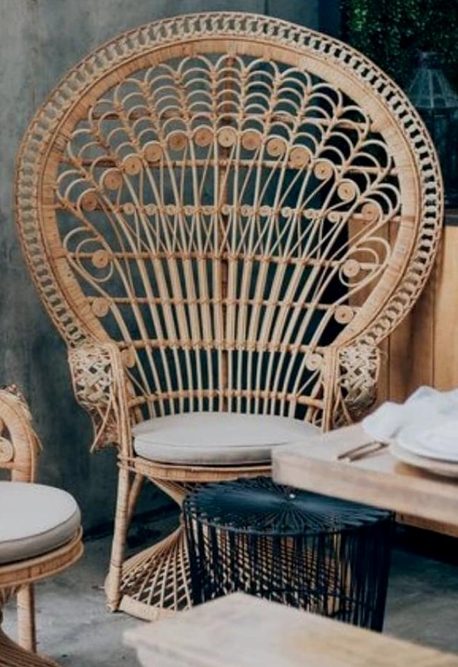 Peacock Boho Chair