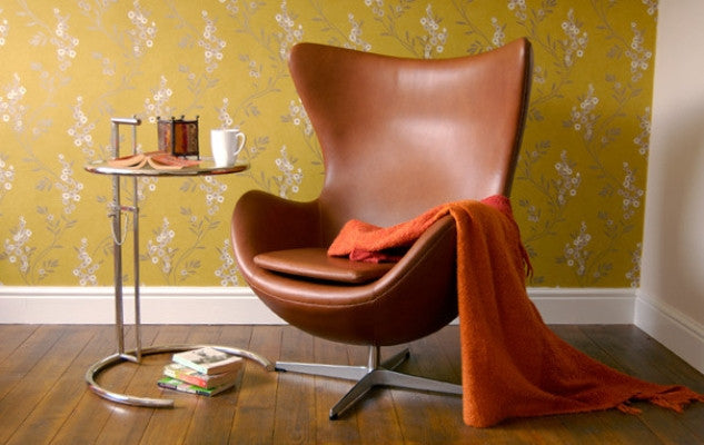 Eileen Gray Style Side Table - Chrome