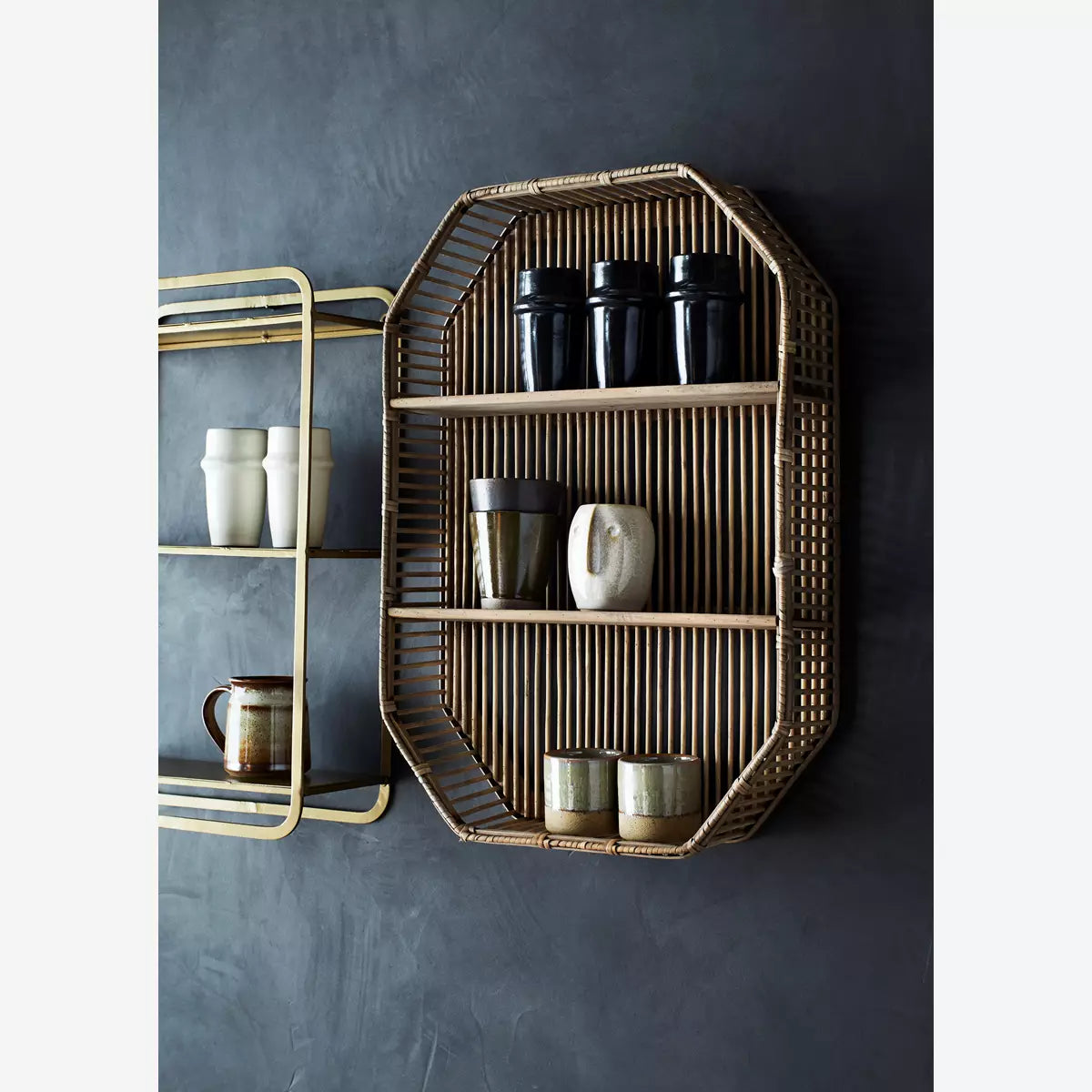 Rectangular Bamboo Shelf