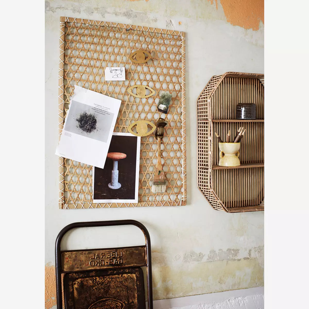 Rectangular Bamboo Shelf