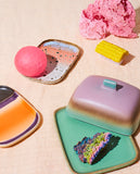 70s Ceramics: Small Trays Atlas, Set Of 2