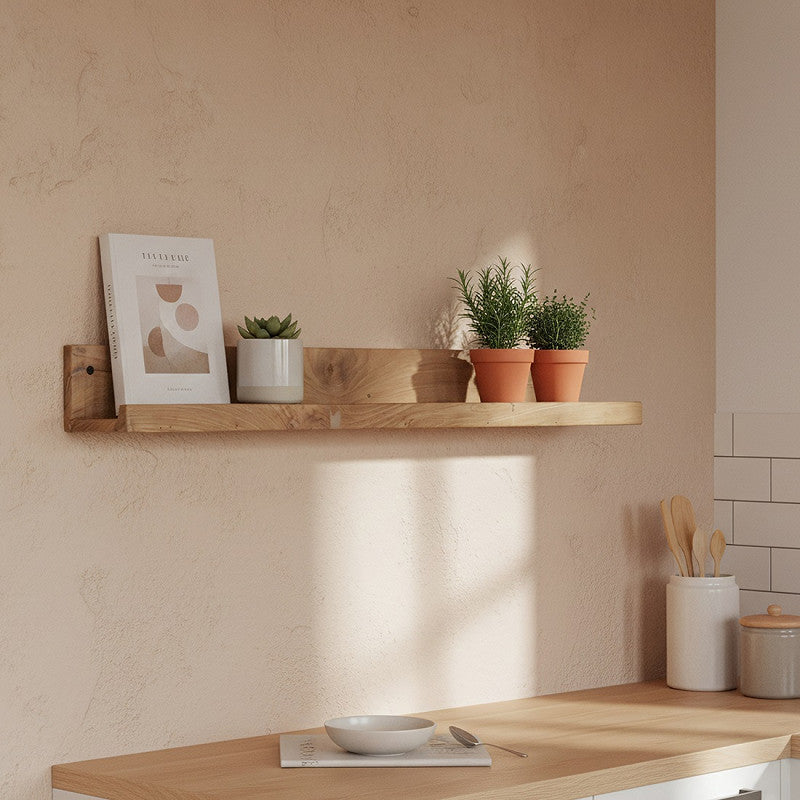 Elements wall shelf natural 75cm