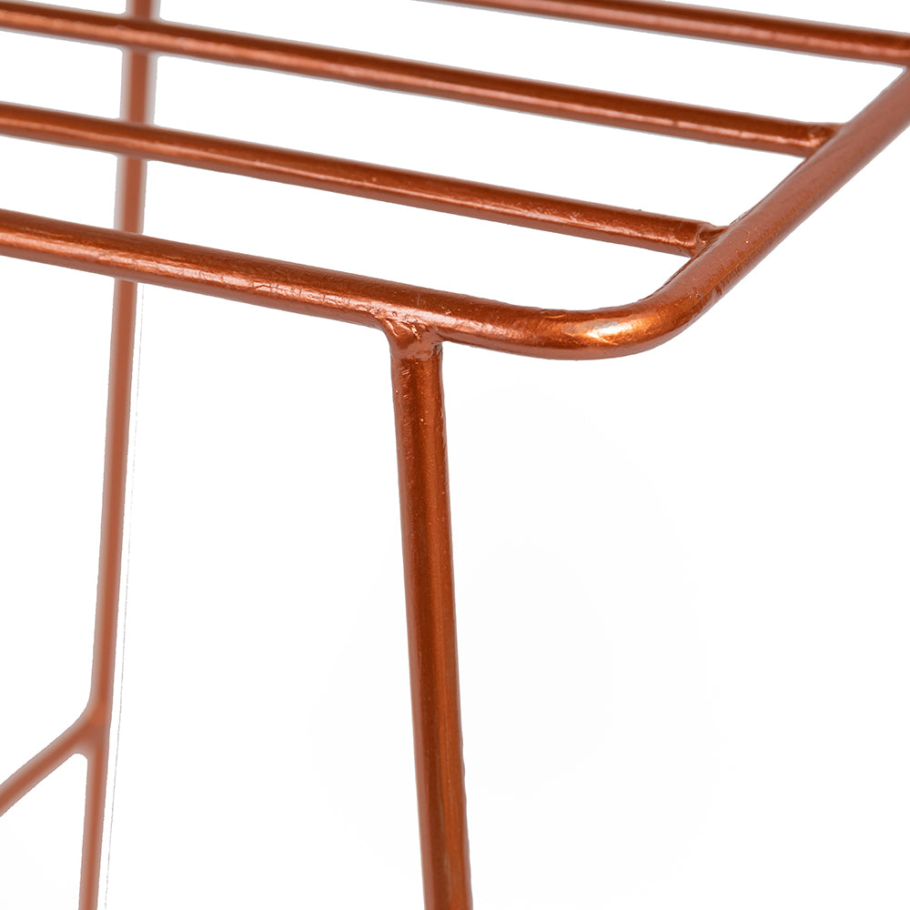 Industrial Metal Wire Bar Stool Rosegoldold