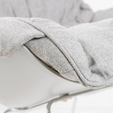 Fabric Soft Seat Rocking Chair Grey