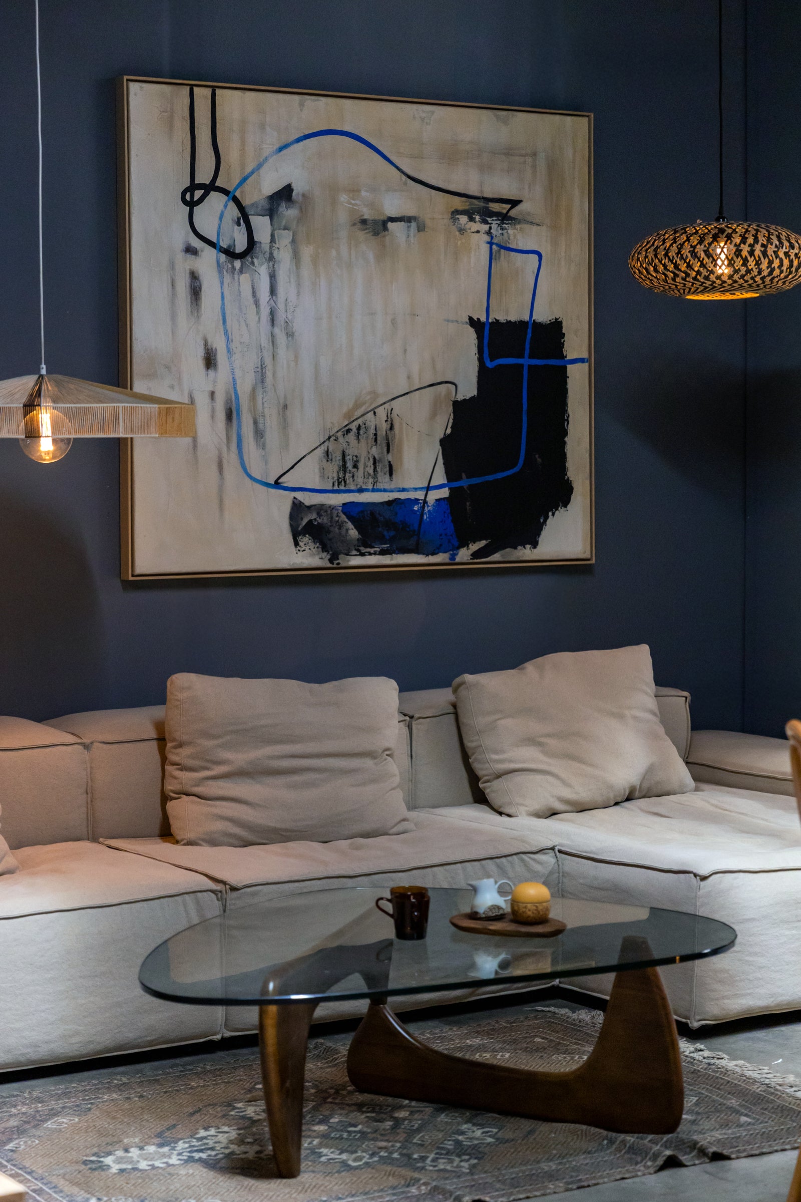 HKLIVING Framed Artwork Easy Elan, 153x133cm