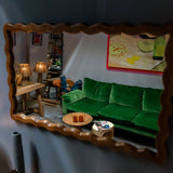 HKLIVING Retro Sofa 3 Seater Royal Velvet Green