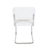 Cesc Chair White Boucle