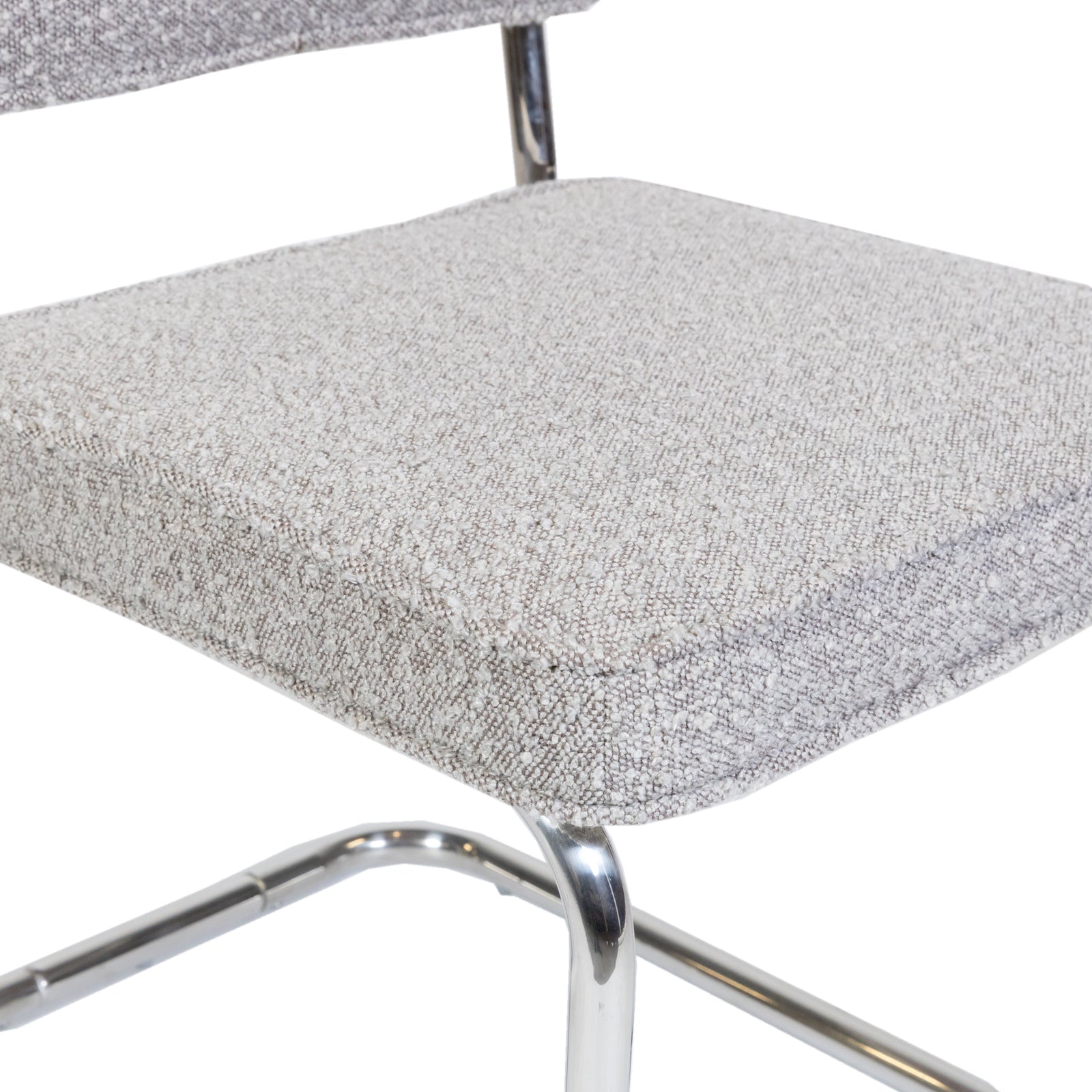Cesc Chair Light Grey Boucle