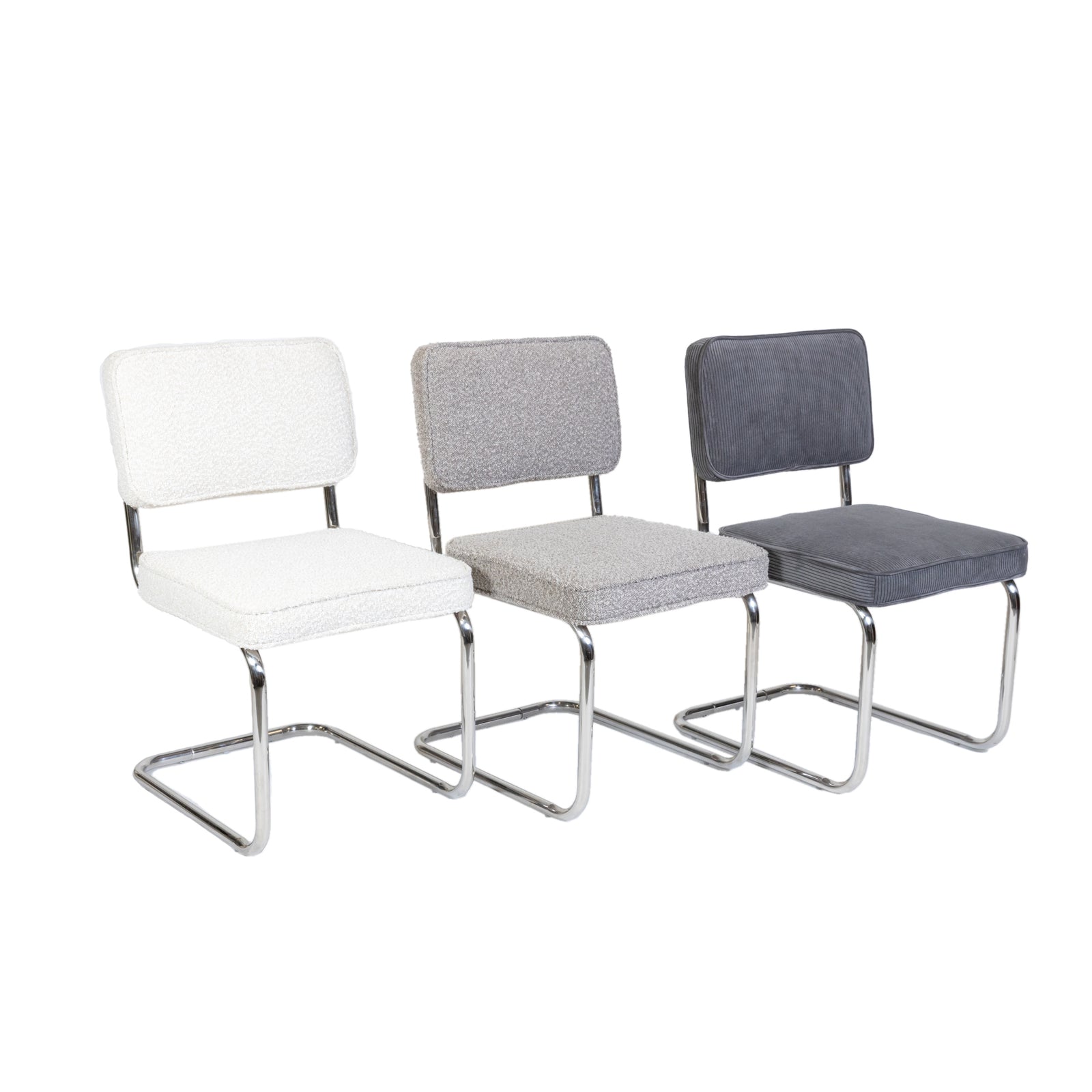 Cesc Chair White Boucle