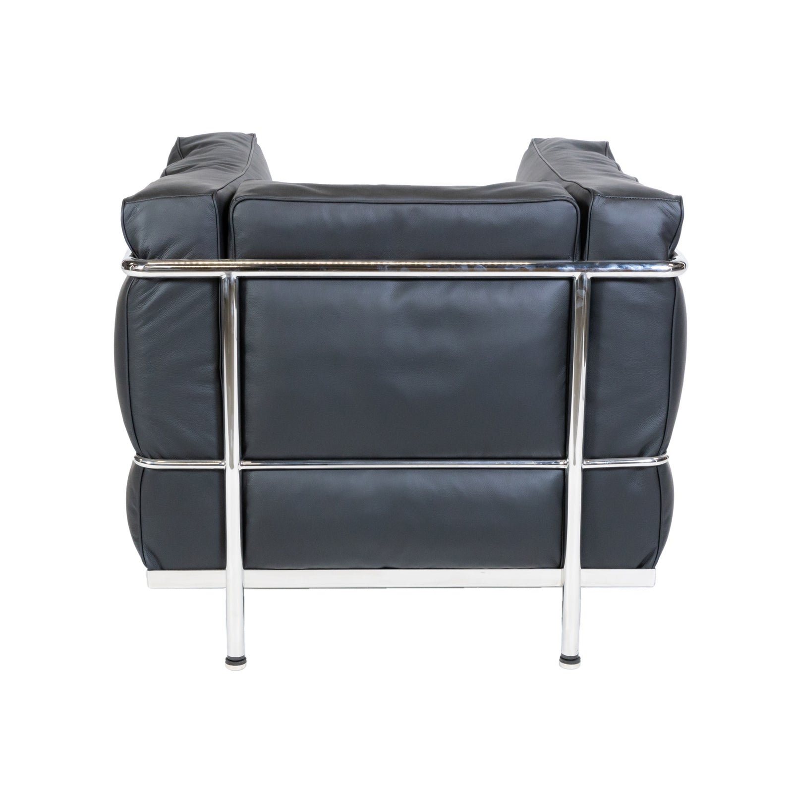 LC2 Black Leather Armchair