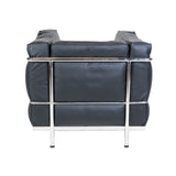LC2 Black Leather Armchair