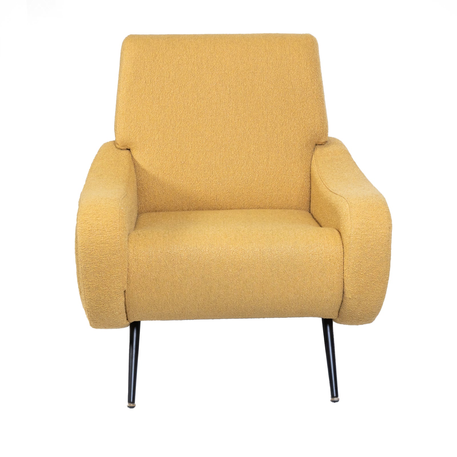 Lady Armchair Mustard Boucle