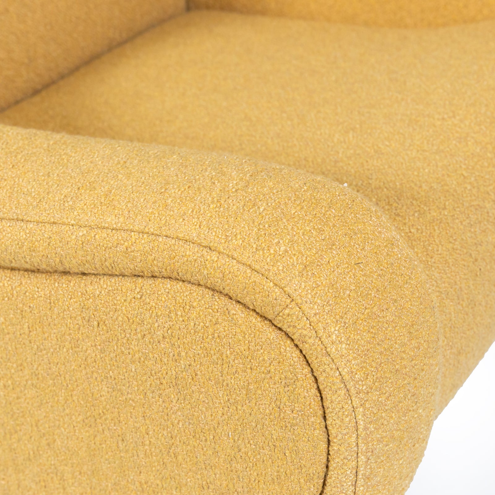 Lady Armchair Mustard Boucle