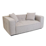 Cubic Studio Sofa Latte Grey Boucle 2 Seater