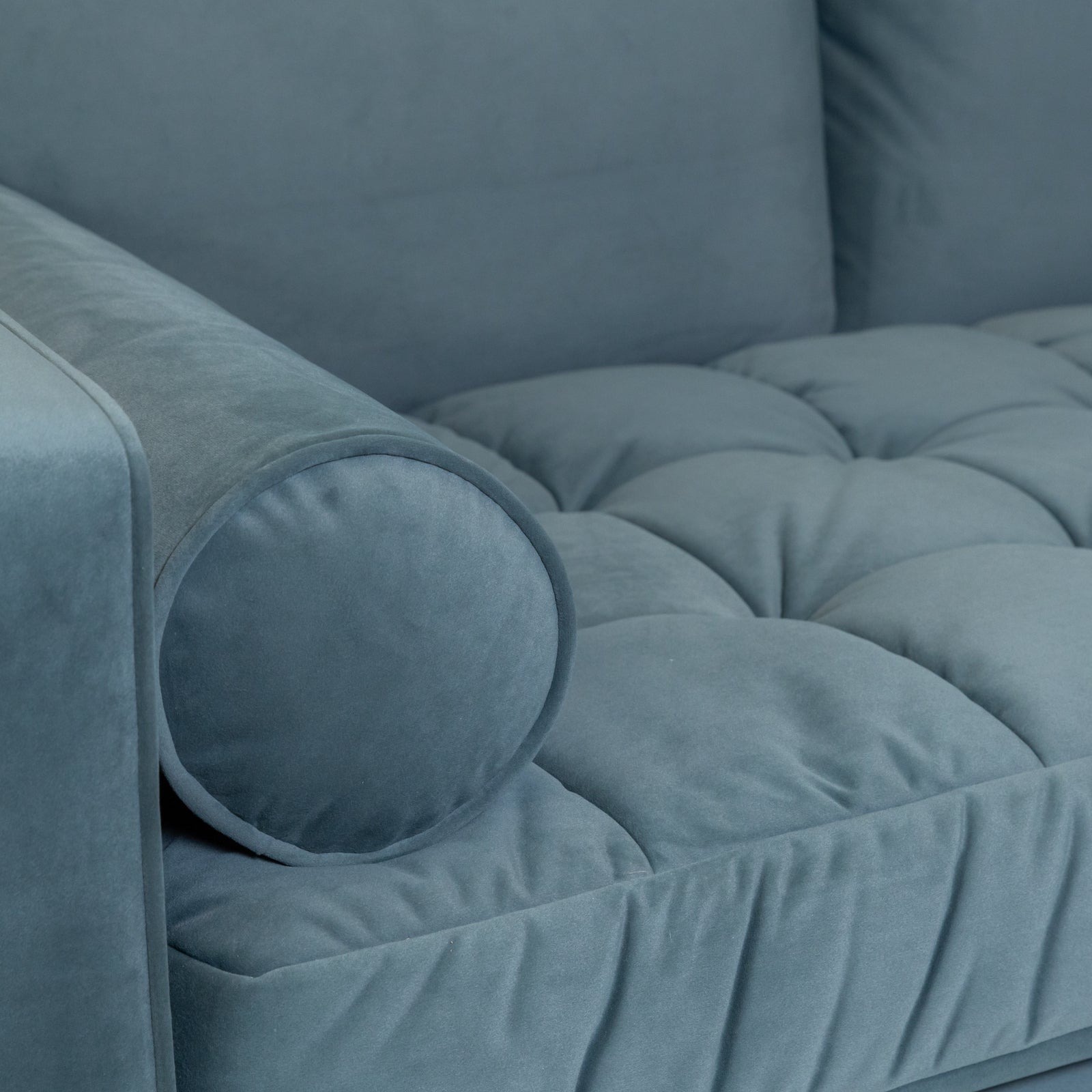 Ashfield 2 Seater Sofa Steel Blue