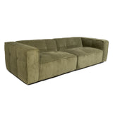 Cubic Studio Sofa Army Green Corduroy 3 Seater