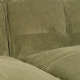 Cubic Studio Sofa Army Green Corduroy 3 Seater