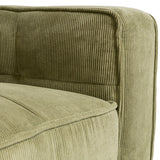 Cubic Studio Sofa Army Green Corduroy 3 Seater