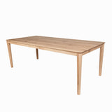 Solid Oak Luna Dining Table