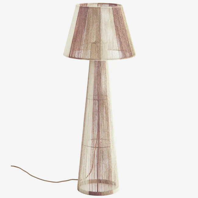 Jute Floor Lamp - Madam Stoltz