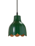 Tullipa Pendant Plug In Lamp Green