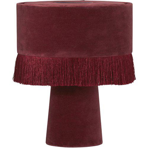 Alexis Table Lamp Burgundy