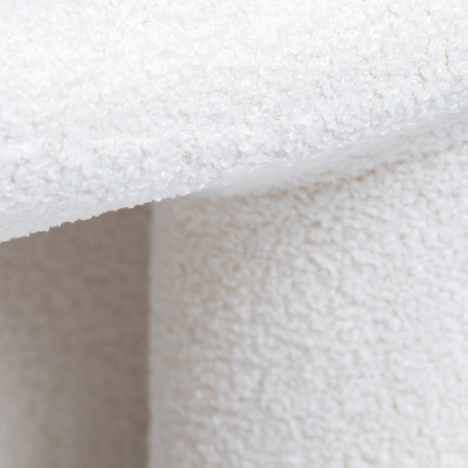 Leisure Teddy Chair  Creamy White Boucle