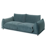 Marenco Style Sofa Steel Blue 2 Seater