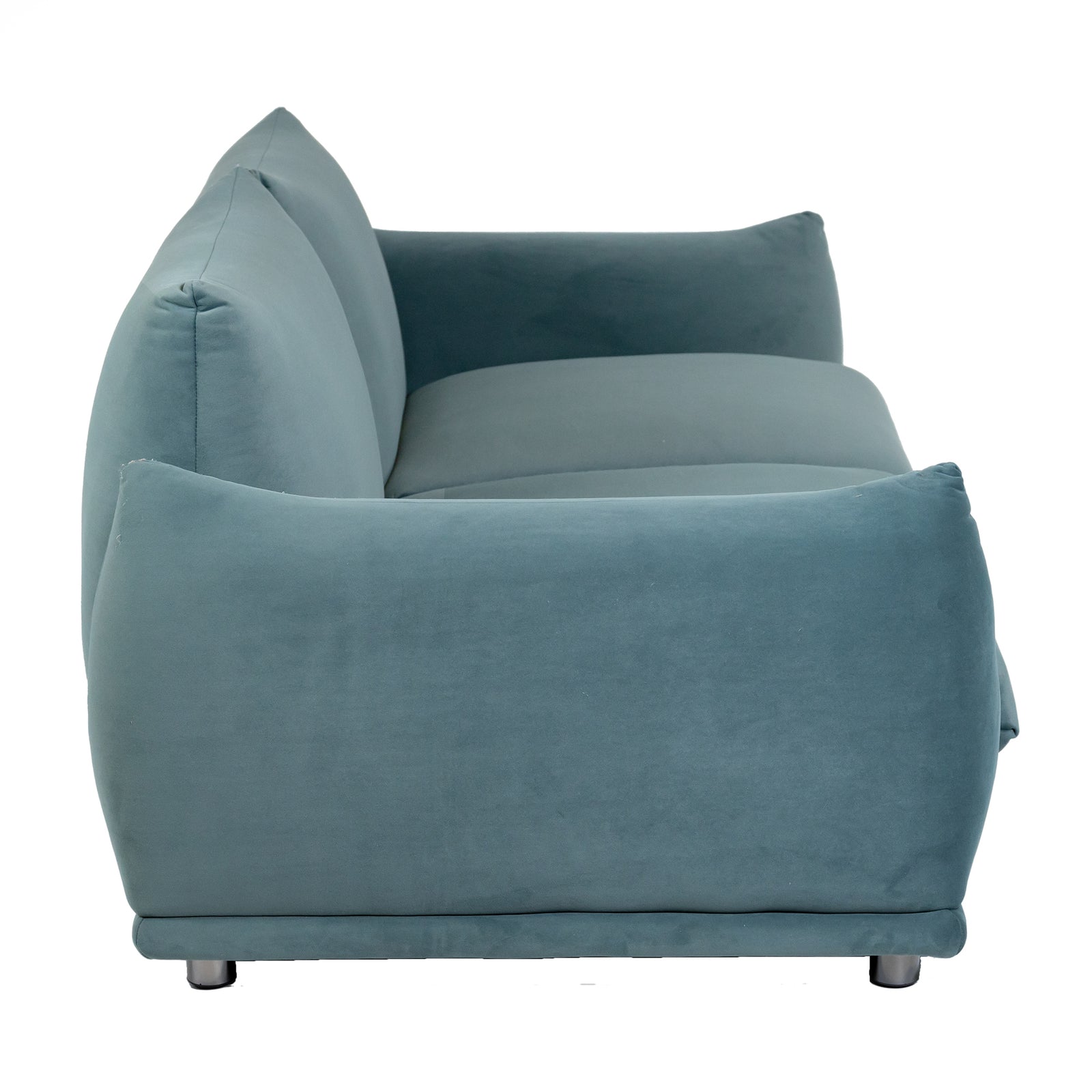 Marenco Style Sofa Steel Blue 2 Seater