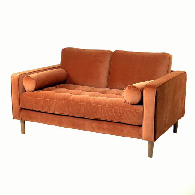 Ashfield 2 Seater Sofa Burnt Orange