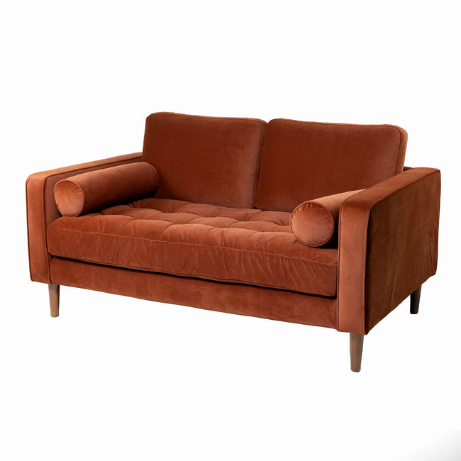 Ashfield 2 Seater Sofa Burned Orange