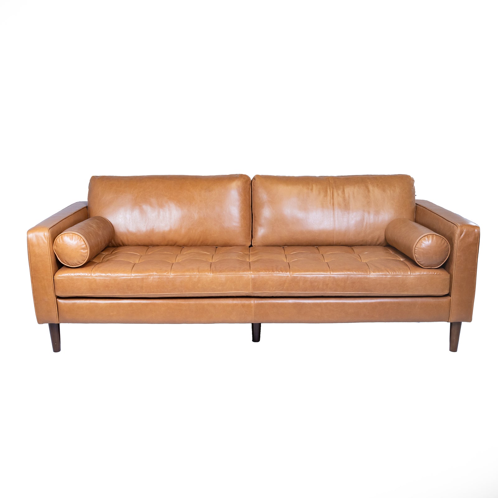 Ashfield 3 Seater Sofa Tan Leather