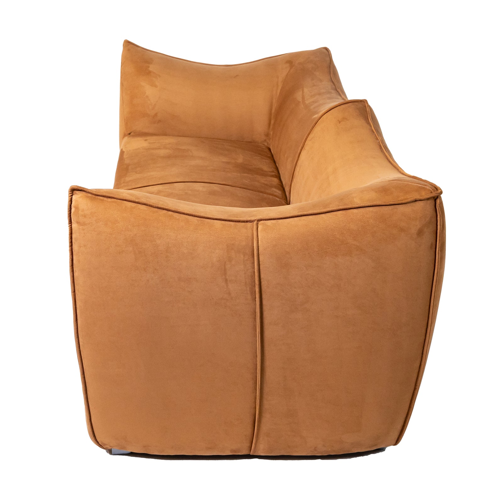 La Bambole Style 2 Seater Sofa Rusty Brown