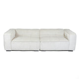 Cubic Studio Sofa Stone White Corduroy 3 Seater