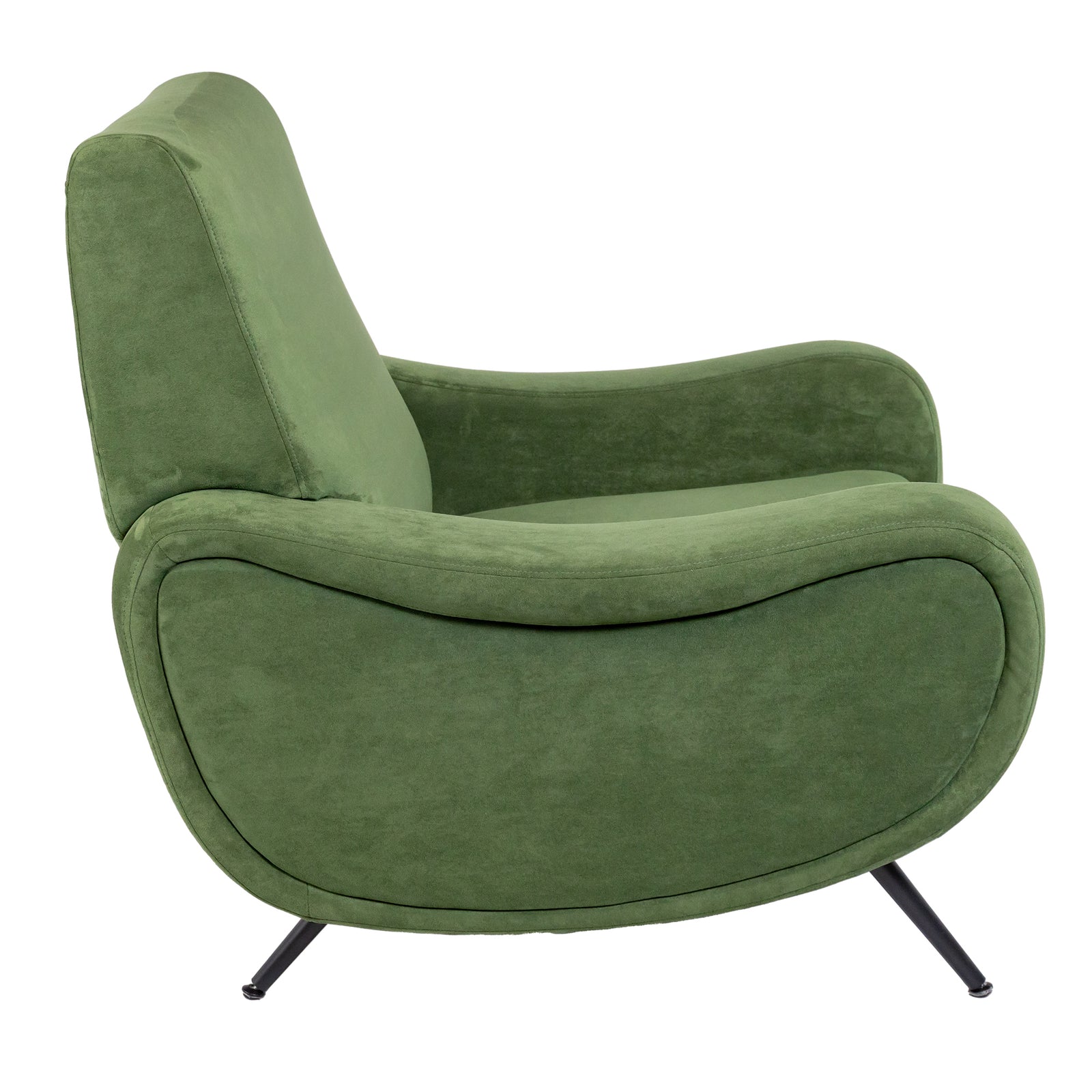 Lady Armchair Green Suede