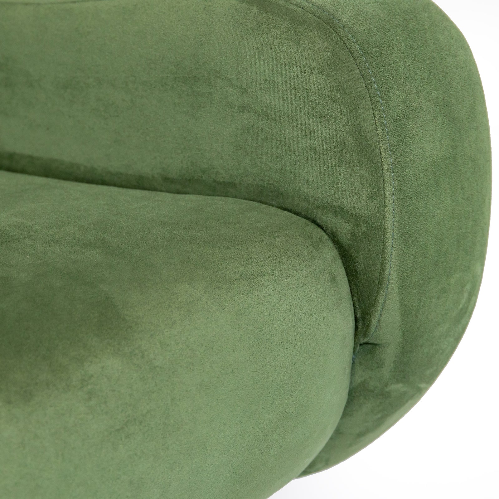 Lady Armchair Green Suede