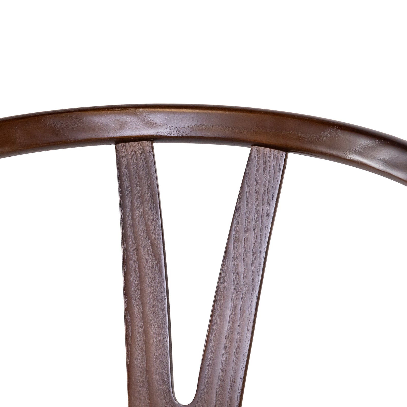 Hans J Wegner style Wishbone Chair - Brown / Natural