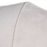 La Bambole Style 2 Seater Sofa Pearl White Suede