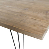 Dining Table Old Pine Hairpin Legs