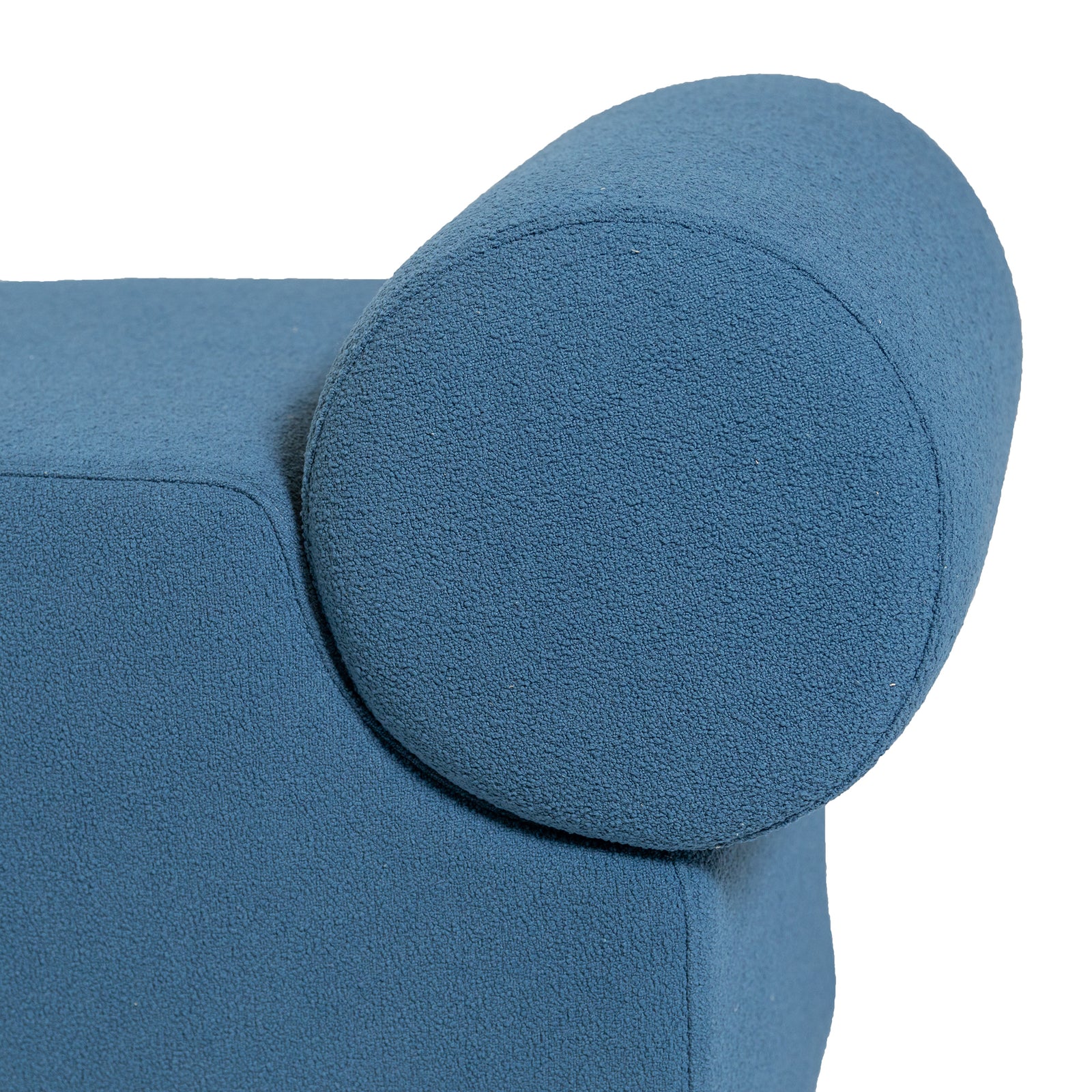 Soft Pillar Bench Denim Blue Boucle