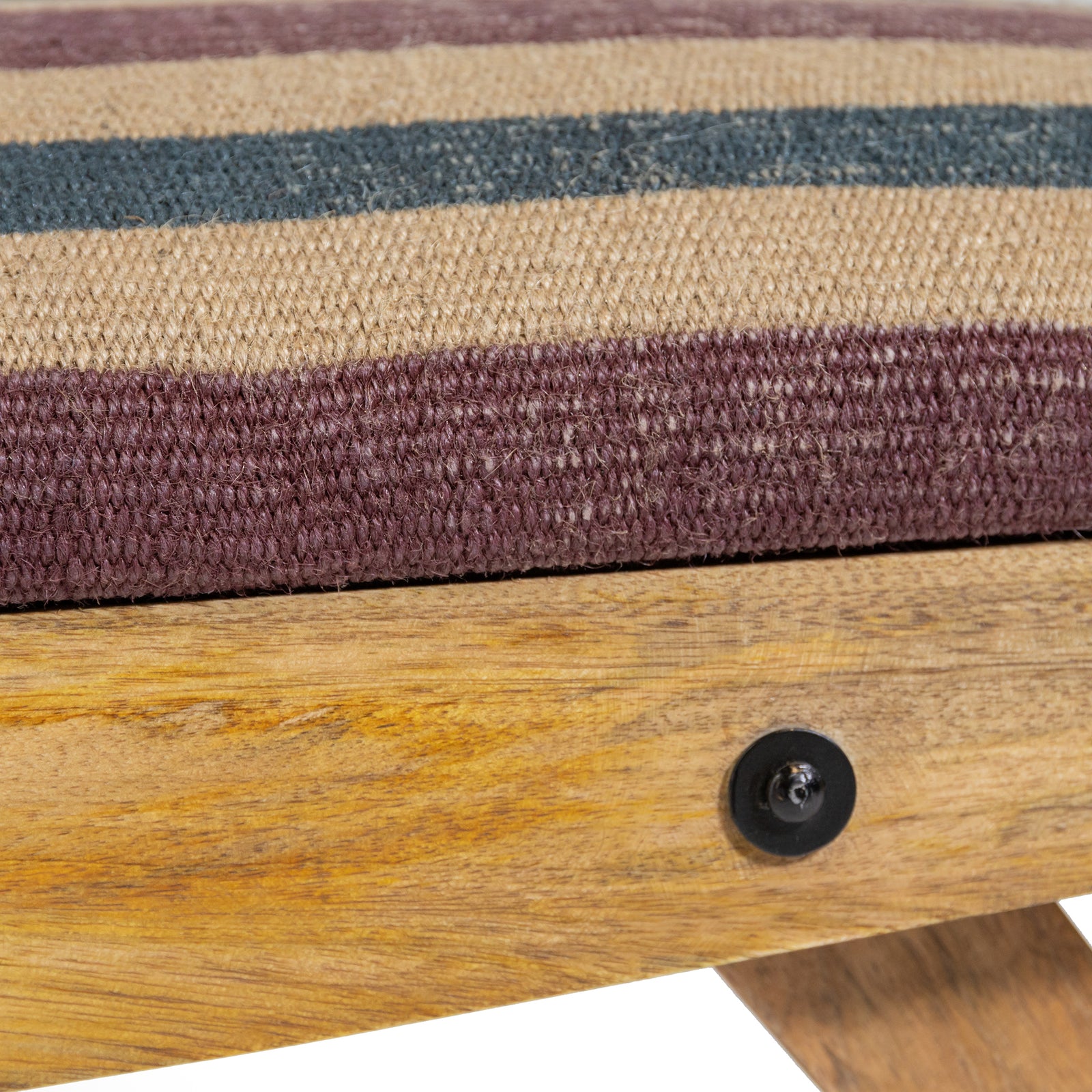 Knock Down Bench With stripes Cap Ferret
