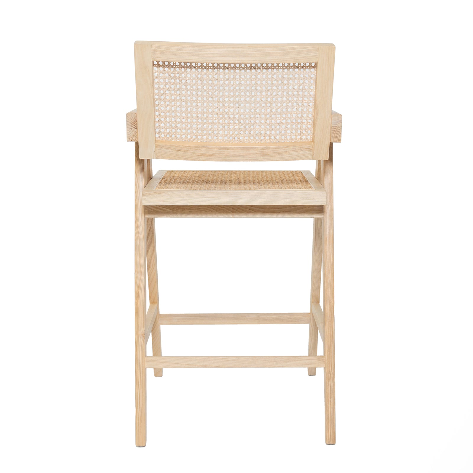Pierre Jeanneret Style Bar Stool Natural